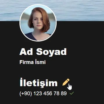 Telefon numarası değiştirme adım 1